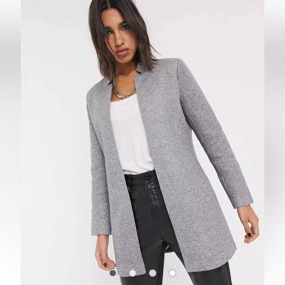⭐️Only Women’s Tailored Coat Size: XL Color: Gray⭐️ - Picture 4 of 14